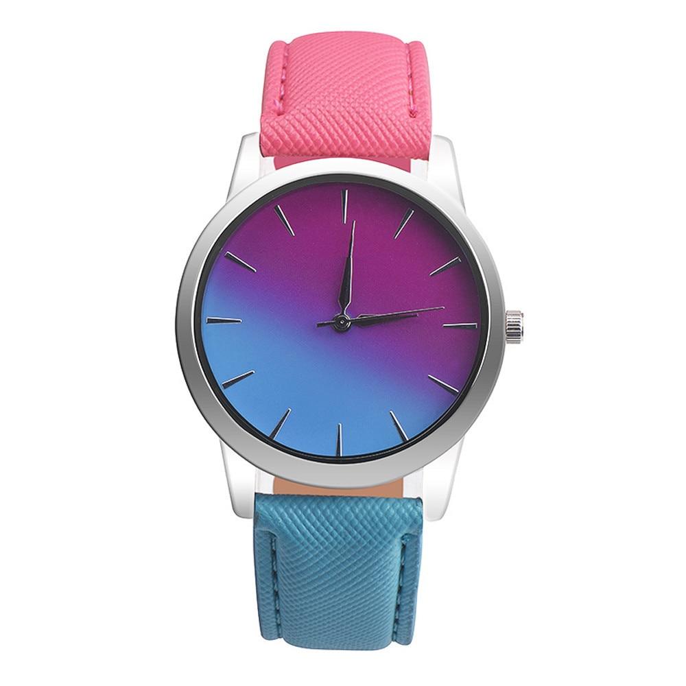 Gradient Rainbow Ladies Bracelet Watches