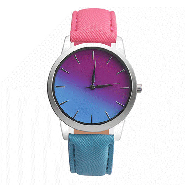 Gradient Rainbow Ladies Bracelet Watches